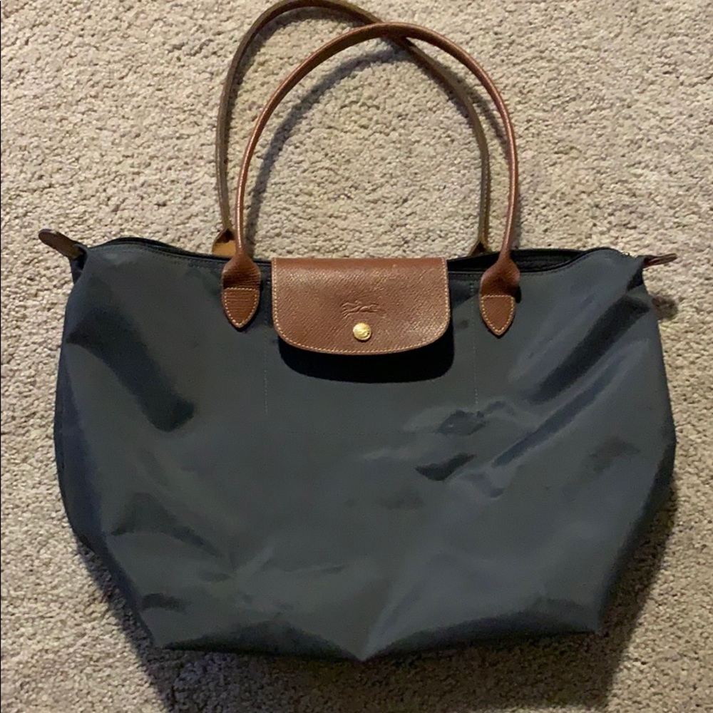 Navy Blue Longchamp tote